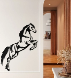 Metal Horse Art, Farmhouse Decor, Metal Wall Art, Horse Sign, Metal Wall