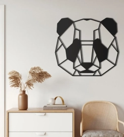 Panda Wall Art, Metal Wall Art, Metal Wall Decor, Living Room Decoration, Entryway