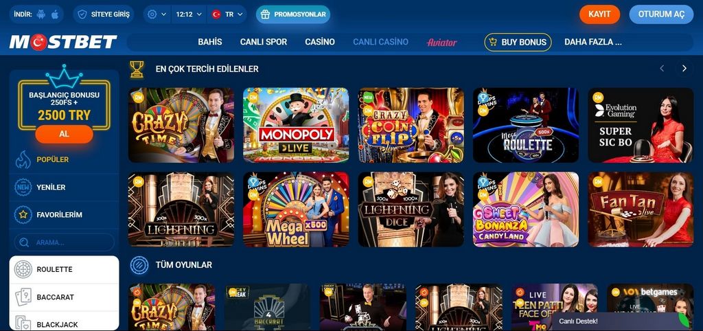Регистрация на сайте-зеркале Mostbet
